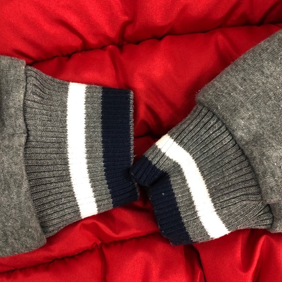 U.S. Polo Assn. Puffer Coat w/ Varsity Sleeves - Picture 4 of 8